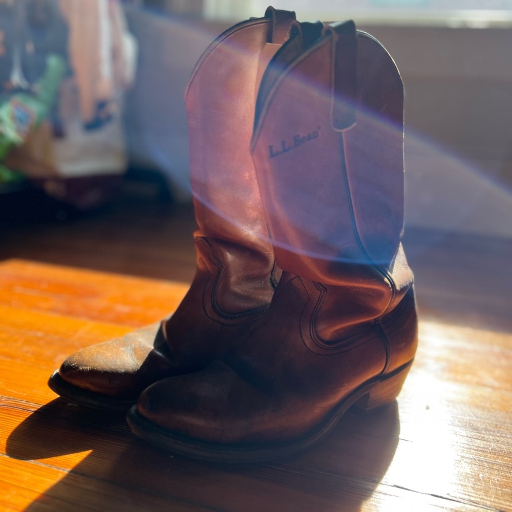 VINTAGE LL BEAN COWBOY BOOTS